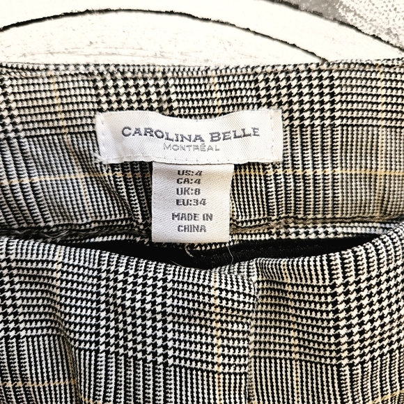 Carolina Belle Plaid Slacks - Picture 3 of 4